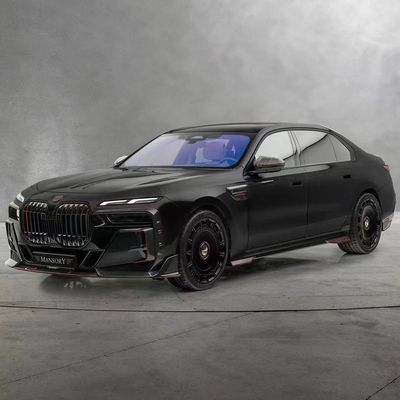 BMW 7 시리즈 탄소 섬유 보디 키트 7 시리즈 업그레이드 된 MSY 스타일 탄소 섬유 앞 입술 확산 스포일러 보디 키트