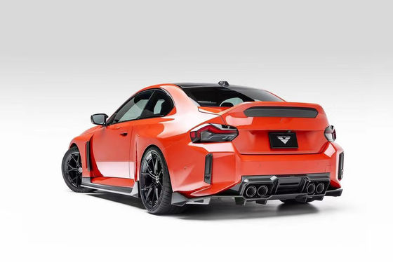 BMW M2 탄소 섬유 보디 키트 M2 업그레이드 된 Vors 스타일 탄소 섬유 앞 입술 확산 스포일러 후드 사이드 스커트