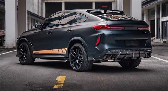 BMW X5M X6M 탄소 섬유 보디 키트 X5M X6M 탄소 섬유 앞 입술 확산 스포일러 사이드 스커트 후드