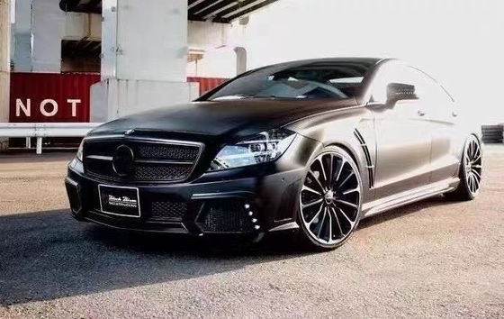 메르세데스 W218 CLS300 CLS350 CLS500의 WALD 스타일 바디 키트 앞뒤 배머 사이드 스커트