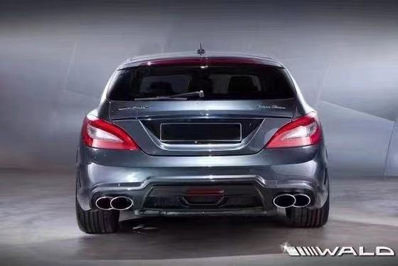 메르세데스 W218 CLS300 CLS350 CLS500의 WALD 스타일 바디 키트 앞뒤 배머 사이드 스커트