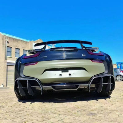 BMW I8 탄소 섬유 보디 키트 I8 탄소 섬유 앞 입술 확산 스포일러 사이드 스커트