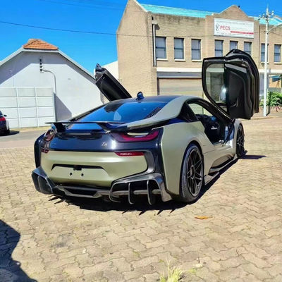 BMW I8 탄소 섬유 보디 키트 I8 탄소 섬유 앞 입술 확산 스포일러 사이드 스커트