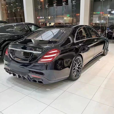 메르세데스-벤츠 W222 AMG S63 S65 S63 S65 탄소섬유 보디 키트용 브래스 타일 앞 껍데기 후방 디퓨저