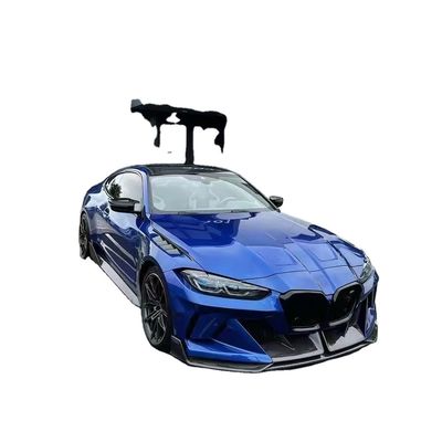 4 쿠페 BMW M3 카시 키트 블루 앞 GEEX 스타일 앞 배머 펜더를 교체