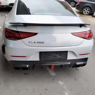 2018~2022년 판매 중인 메르세데스 CLS300 CLS350 W257 탄소섬유 보디 키트 CLS 탄소섬유 전면 스쿠퍼 스포일러 후면 디퓨저