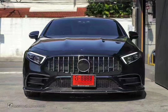 2018~2022년 판매 중인 메르세데스 CLS300 CLS350 W257 탄소섬유 보디 키트 CLS 탄소섬유 전면 스쿠퍼 스포일러 후면 디퓨저
