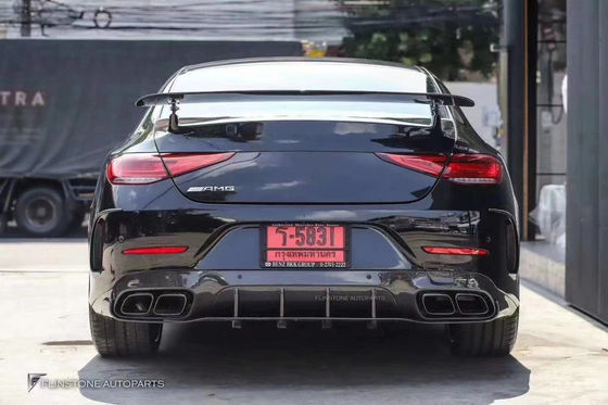 2018~2022년 판매 중인 메르세데스 CLS300 CLS350 W257 탄소섬유 보디 키트 CLS 탄소섬유 전면 스쿠퍼 스포일러 후면 디퓨저