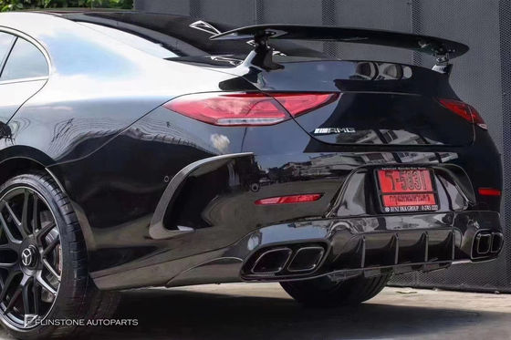 2018~2022년 판매 중인 메르세데스 CLS300 CLS350 W257 탄소섬유 보디 키트 CLS 탄소섬유 전면 스쿠퍼 스포일러 후면 디퓨저