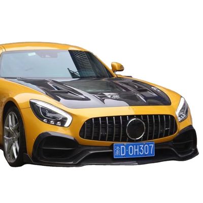 메르세데스 AMG GT 탄소 섬유 보디 키트 AMG GT 탄소 섬유 앞 입술 확산 스폴러