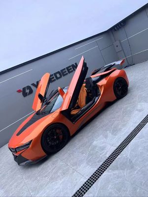I8 BMW 보디 키트 자동차 2018 - 2019 탄소 섬유 스포일러 앞 배머 스포일러 날개