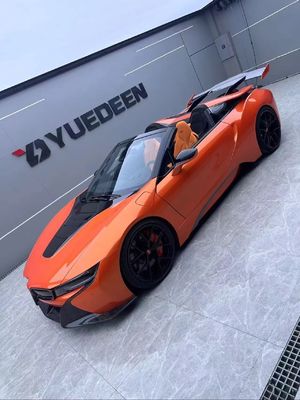 I8 BMW 보디 키트 자동차 2018 - 2019 탄소 섬유 스포일러 앞 배머 스포일러 날개