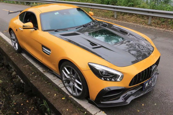 메르세데스 AMG GT 탄소 섬유 보디 키트 AMG GT 탄소 섬유 앞 입술 확산 스폴러