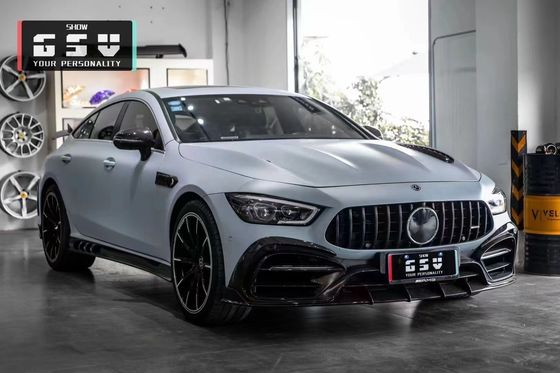 메르세데스 AMG GT50 53 63 탄소 섬유 보디 키트 AMG GT50 53 63 업그레이드 된 최고 스타일 탄소 섬유 앞 입술 확산 스포일러