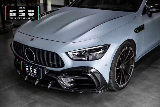 메르세데스 AMG GT50 53 63 탄소 섬유 보디 키트 AMG GT50 53 63 업그레이드 된 최고 스타일 탄소 섬유 앞 입술 확산 스포일러