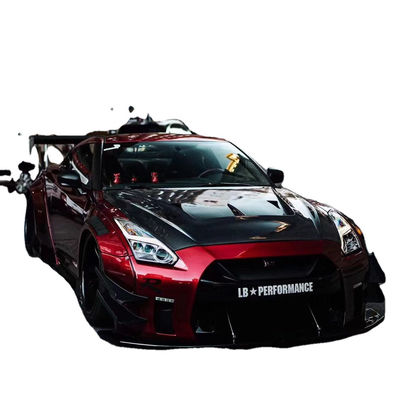 핫 2022 제품 닛산 GTR R35 앞뒤 배머 스포일러용 GTR R35wide Bodyki Body Kit