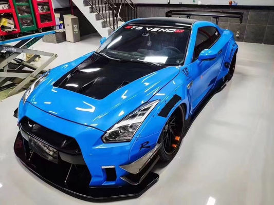 핫 2022 제품 닛산 GTR R35 앞뒤 배머 스포일러용 GTR R35wide Bodyki Body Kit
