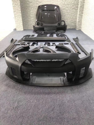 핫 2022 제품 닛산 GTR R35 앞뒤 배머 스포일러용 GTR R35wide Bodyki Body Kit