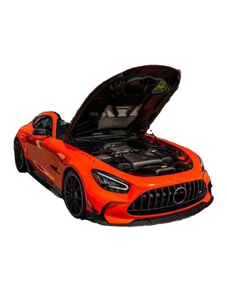 메르세데스 AMG GT GTC GTS 카시 키트 AMG GT 업그레이드 블랙 시리즈 스타일 앞뒤 배머 스포일러 후드 카시 키트