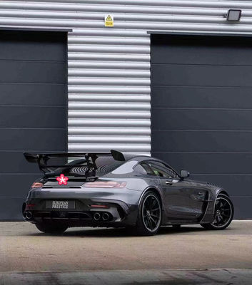 메르세데스 AMG GT GTC GTS 카시 키트 AMG GT 업그레이드 블랙 시리즈 스타일 앞뒤 배머 스포일러 후드 카시 키트