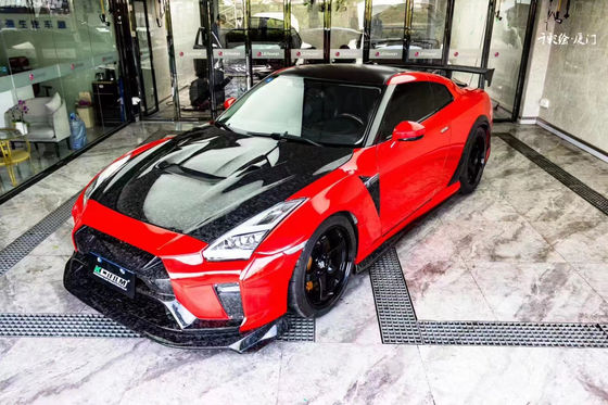 닛산 GTR 보디 키트용 GTR R35는 VARIS 스타일의 탄소 섬유 앞뒤 배머 스포일러 보디 키트를 업그레이드합니다