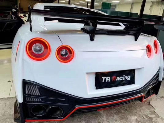 200MM 닛산 Gtr 바디 키트 2008 - 2020 닛산 전방 버머 버머 머신 커버 스포일러