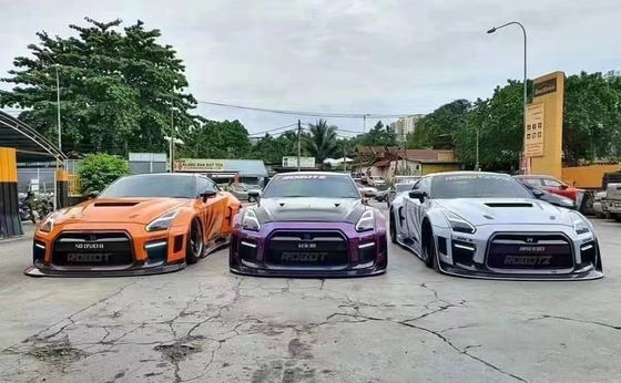 맞춤형 2022 닛산 바디 키트 앞뒤 GTR R35 자동차 배머 커버