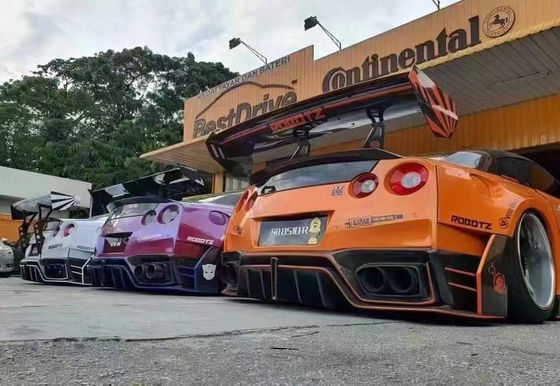 맞춤형 2022 닛산 바디 키트 앞뒤 GTR R35 자동차 배머 커버