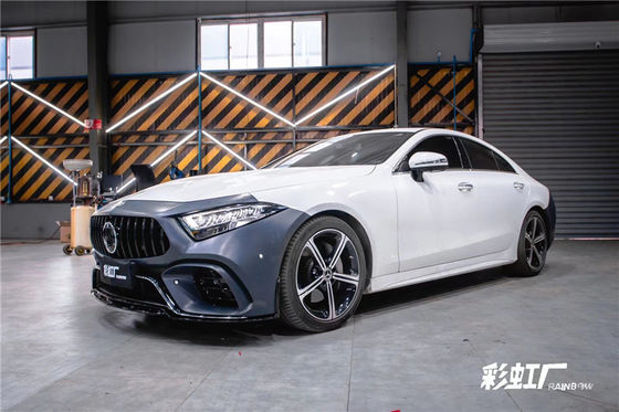 메르세데스 CLS300 CLS350 W257 바디 키트 CLS300 CLS350 GT63S 스타일의 앞뒤 배머 업그레이드