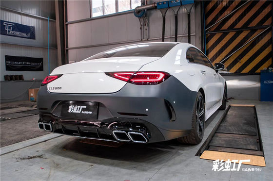 메르세데스 CLS300 CLS350 W257 바디 키트 CLS300 CLS350 GT63S 스타일의 앞뒤 배머 업그레이드