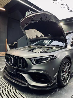 메르세데스 CLA45S W177 CLA45S W177 탄소 섬유 전면 껍데기 배포 스포일러