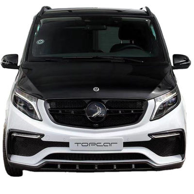 벤츠 비토 V260 FRP+ 탄소 섬유 재료 비토 V260 업그레이드 된 TOPCAR 스타일 앞 및 뒷 배머 카시 키트