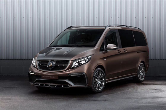 벤츠 비토 V260 FRP+ 탄소 섬유 재료 비토 V260 업그레이드 된 TOPCAR 스타일 앞 및 뒷 배머 카시 키트