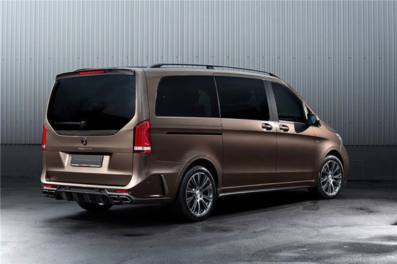 벤츠 비토 V260 FRP+ 탄소 섬유 재료 비토 V260 업그레이드 된 TOPCAR 스타일 앞 및 뒷 배머 카시 키트