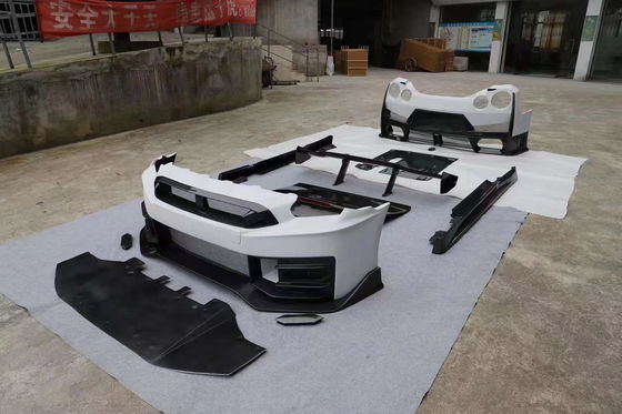 2024 닛산 GTR 바디 키트 교체 Nismo 스타일 스포일러 차 앞 후드