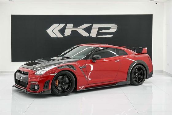 GTR R35 닛산 바디 키트 탄소섬유 KP 스타일 배머 스포일러 앞 폭체 키트