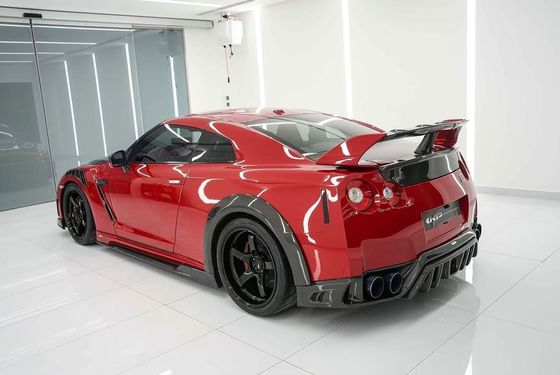 GTR R35 닛산 바디 키트 탄소섬유 KP 스타일 배머 스포일러 앞 폭체 키트
