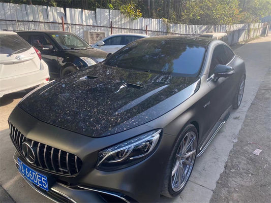 벤츠 W217 S 클래스 쿠페 탄소 섬유 커버 커소리 W217 업그레이드 된 MSY 스타일 기계 커버