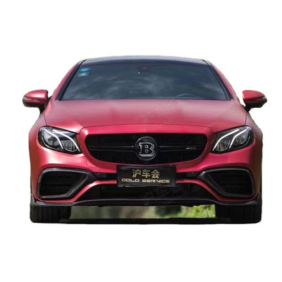 메르세데스 E 클래스 W238 E300 E63 카시 키트 W238 쿠페 업그레이드 브래스 스타일 프론트 스쿠프 디푸저 스포일러 카시 키트