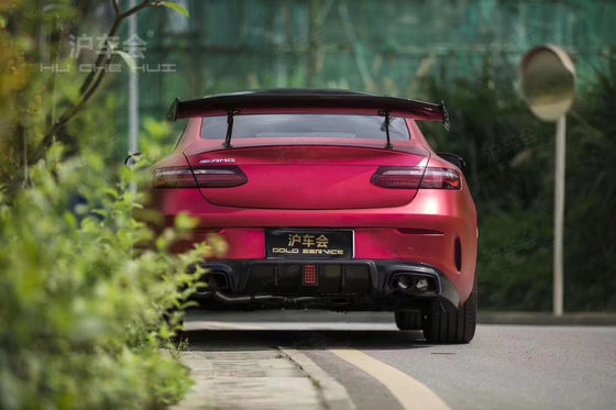 메르세데스 E 클래스 W238 E300 E63 카시 키트 W238 쿠페 업그레이드 브래스 스타일 프론트 스쿠프 디푸저 스포일러 카시 키트