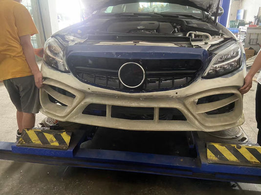 메르세데스 W205 C180 C260 C300 카시리 키트 IMP 스타일 앞 배머 카시리 키트 업그레이드