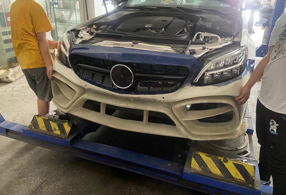메르세데스 W205 C180 C260 C300 카시리 키트 IMP 스타일 앞 배머 카시리 키트 업그레이드