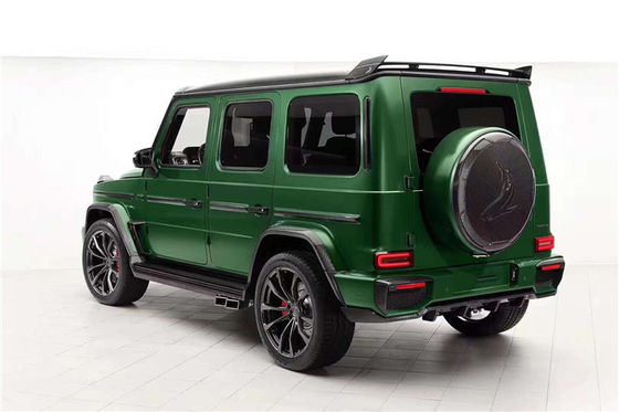 메르세데스 W464 G500 G63 바디 키트 W464 G500 G63 업그레이드 된 TOPCAR 스타일 앞뒤 배머 와이드보디 키트