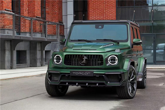 메르세데스 W464 G500 G63 바디 키트 W464 G500 G63 업그레이드 된 TOPCAR 스타일 앞뒤 배머 와이드보디 키트