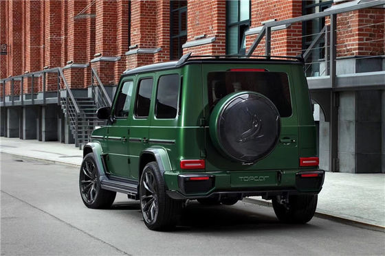 메르세데스 W464 G500 G63 바디 키트 W464 G500 G63 업그레이드 된 TOPCAR 스타일 앞뒤 배머 와이드보디 키트