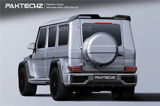 메르세데스 W464 G500 G63 카시 키트 W464 G500 G63 업그레이드 된 Paktechz 스타일 앞뒤 배머 후드