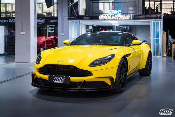 아스톤 마틴 DB11 탄소 섬유 보디 키트 DB11 업그레이드 PK 스타일 탄소 섬유 앞 입술 확산 스포일러 후드