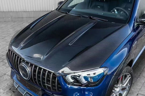 메르세데스-벤츠 GLE COUPE 탄소 섬유 보디 키트 GLE COUPE 업그레이드 최상위 스타일 탄소 섬유 앞 입술 확산 키트