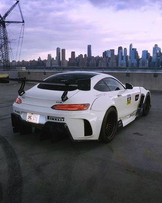 메르세데스 AMG GT 탄소 섬유 휠체어 키트 AMG GT 업그레이드 CBE 스타일 앞 입술 확산 스포일러 휠체어 키트