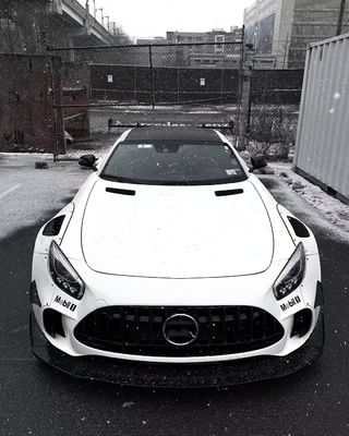 메르세데스 AMG GT 탄소 섬유 휠체어 키트 AMG GT 업그레이드 CBE 스타일 앞 입술 확산 스포일러 휠체어 키트